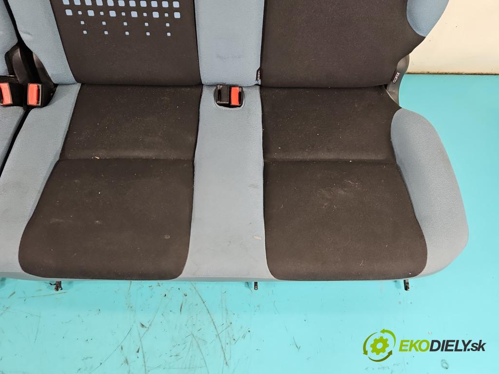 Citroen Berlingo II 2008-2018 1.6 hdi 92 HP manual 68 kW 1560 cm3 5- Pohovka: zadné  (Sedadlo)