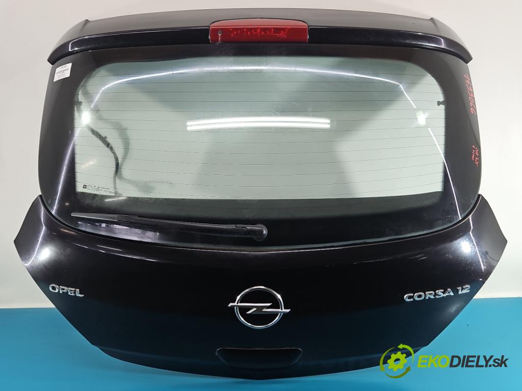Opel Corsa D 2006-2014 1.2 16V 80 hp manual 59 kW 1229 cm3 3- zadní kufrové dveře  (Zadní kapota (kufr))