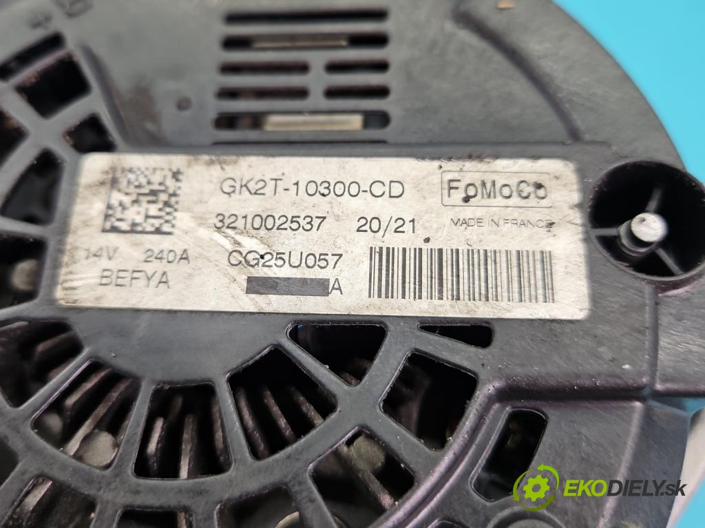 Ford S-max II 15-23 2.0 tdci 150 HP automatic 110 kW 1995 cm3 5- Alternator GK2T-10300-CD (Alternátor)