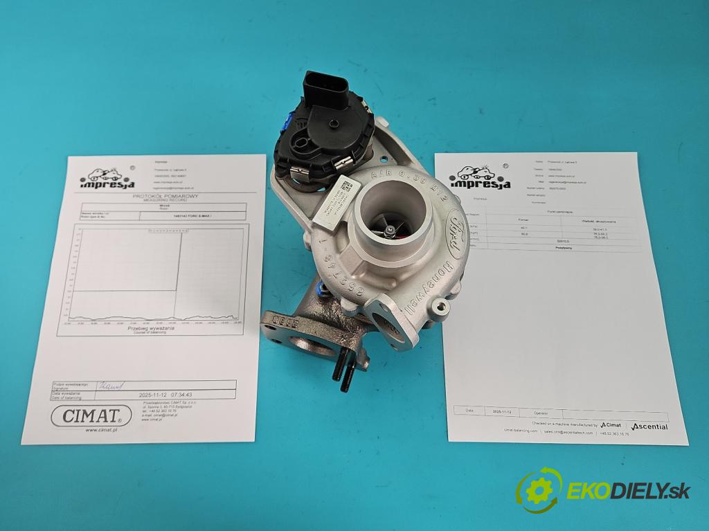 Ford S-max II 2015-2023 2.0 tdci 150 HP automatic 110 kW 1995 cm3 5- turbodúchadlo, turbo repasovaná 852072-2