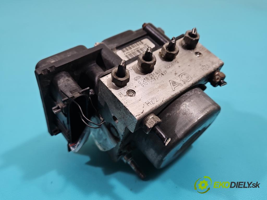 Opel Corsa D 2006-2014 1.2 16V 80 HP manual 59 kW 1229 cm3 3- čerpadlo abs 0265231537 (Pumpa ABS)
