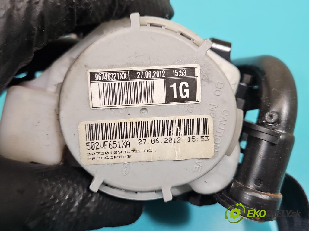 Citroen Berlingo II 2008-2018 1.6 hdi 92 HP manual 68 kW 1560 cm3 5- pas bezpečnosť: predné ľavý 96815079XT