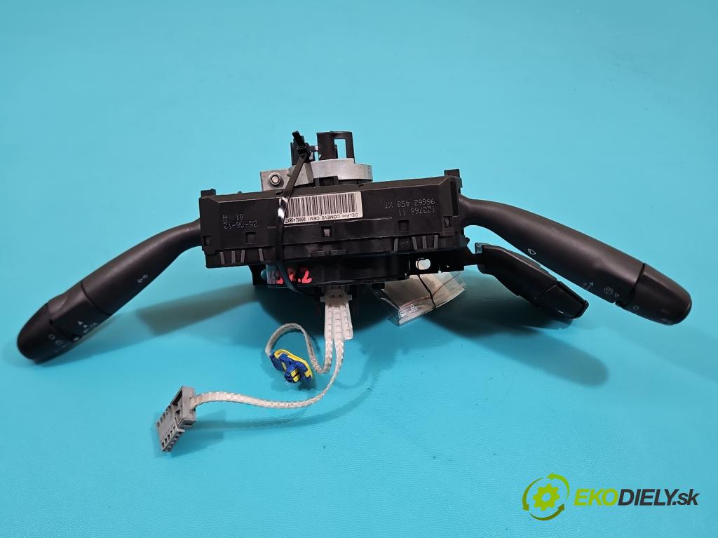 Citroen Berlingo II 2008-2018 1.6 hdi 92 HP manual 68 kW 1560 cm3 5- prepínač komplex: 96662458XT (Prepínacie páčky pod volantom)