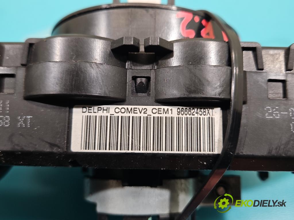 Citroen Berlingo II 2008-2018 1.6 hdi 92 HP manual 68 kW 1560 cm3 5- prepínač komplex: 96662458XT (Prepínacie páčky pod volantom)