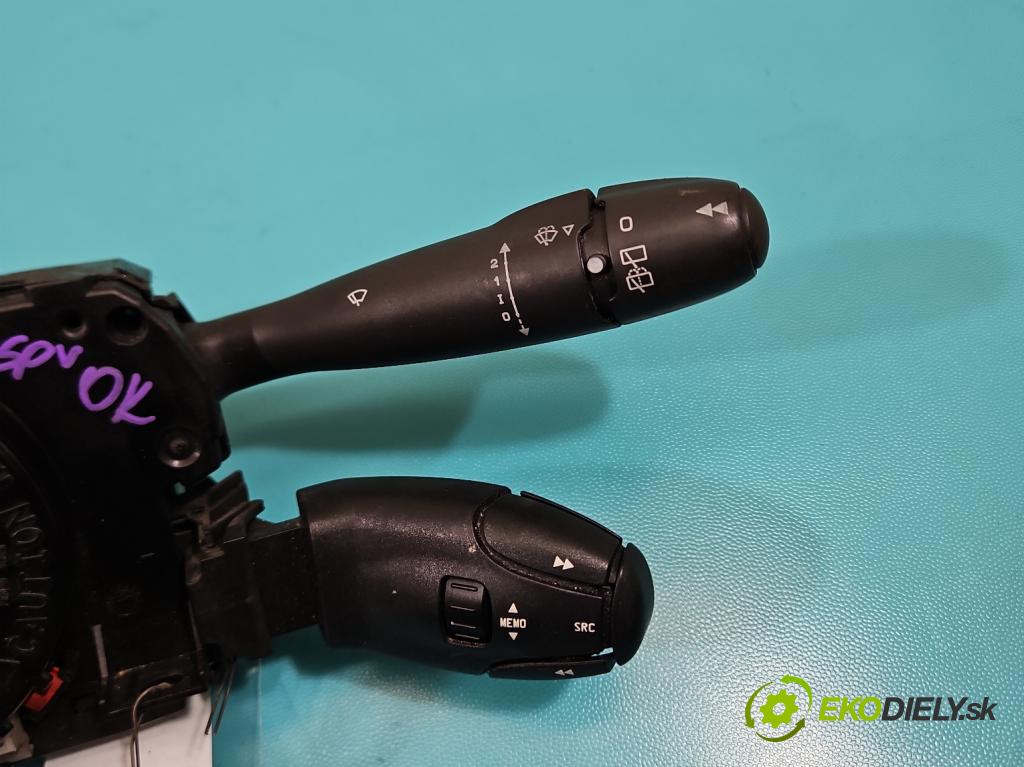 Citroen Berlingo II 2008-2018 1.6 hdi 92 HP manual 68 kW 1560 cm3 5- prepínač komplex: 96662458XT (Prepínacie páčky pod volantom)