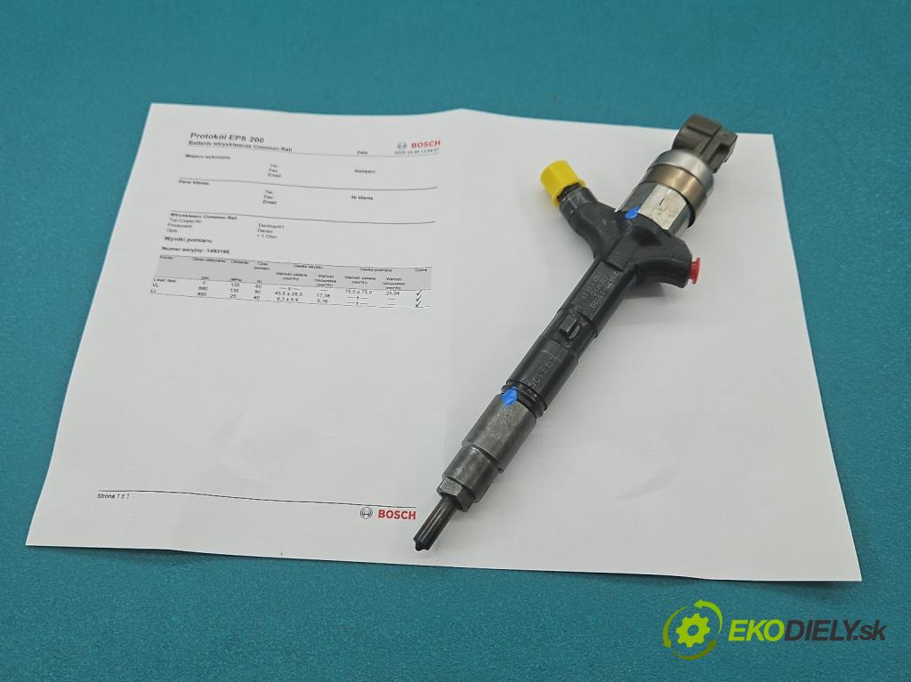 Toyota Corolla E12 2001-2009 2.0 D4D 90 hp manual 66 kW 1995 cm3 5- vstřikovač 23670-27020 (Vstřikovač paliva)