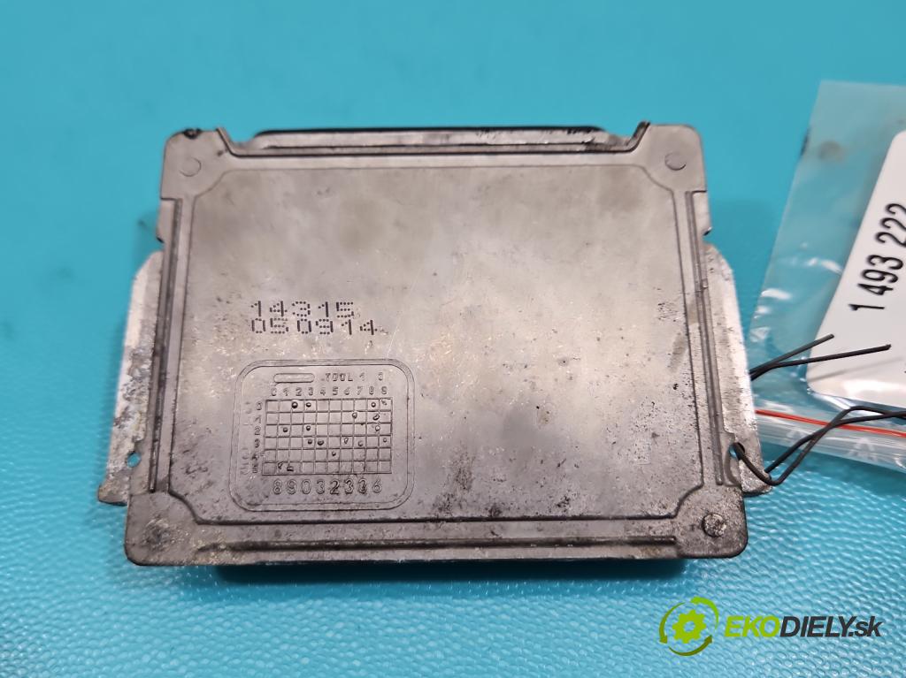 Opel Vectra C 2002-2008 3.2 V6 211KM automatic 155 kW 3175 cm3 5- střídač: xenon 89034934 (Riadiaca jednotka xenónu)