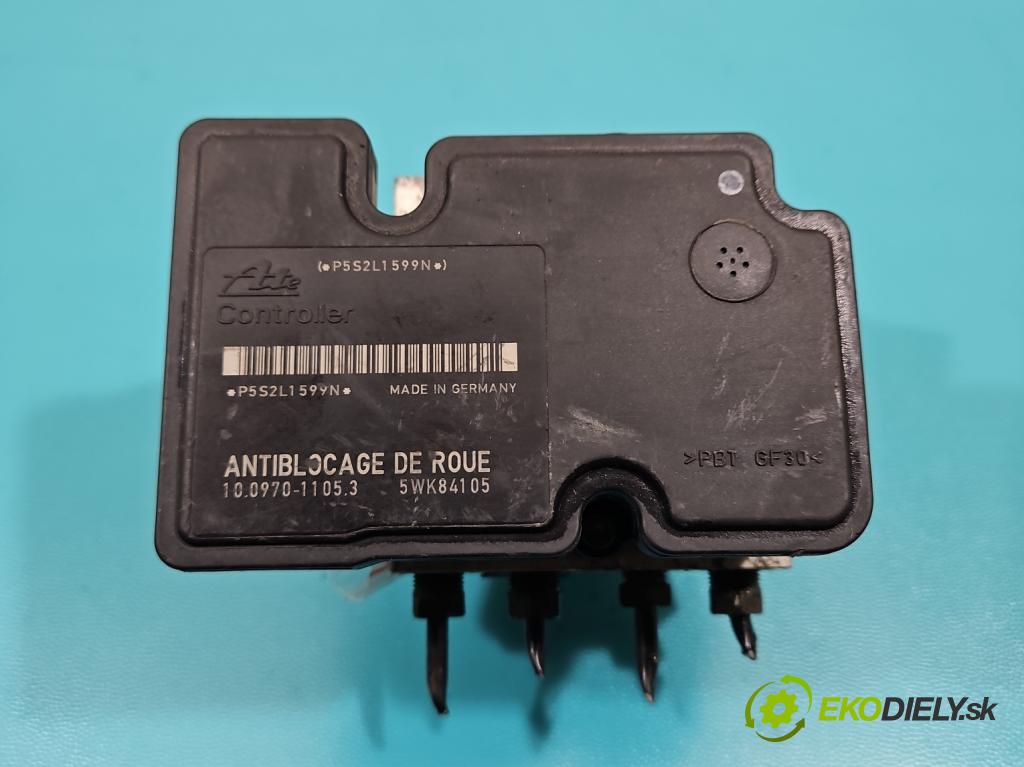 Peugeot 206 1.6 16V 109 HP manual 80 kW 1587 cm3 3- čerpadlo abs 9641871180 (Pumpa ABS)