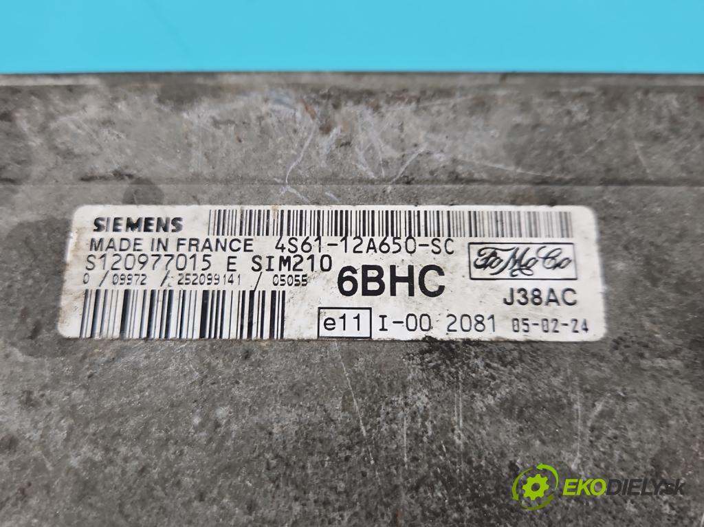 Ford Fiesta Mk6 2002-2008 1.2 16V 75 HP manual 55 kW 1242 cm3 5- riadiaca jednotka motora 4S61-12A650-SC