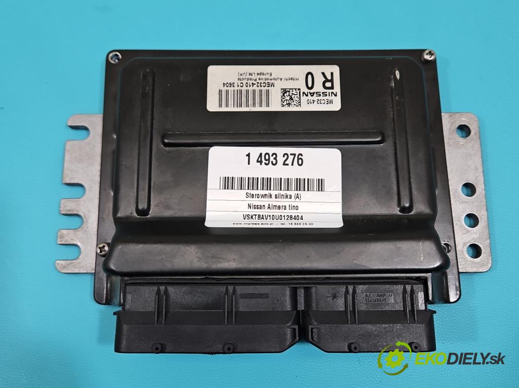 Nissan Almera tino 1.8 16V 116 HP manual 85 kW 1769 cm3 5- riadiaca jednotka motora MEC32-410