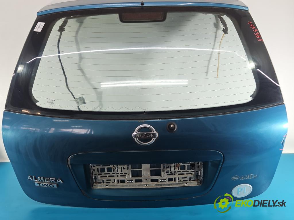 Nissan Almera tino 1.8 16V 116 hp manual 85 kW 1769 cm3 5- zadní kufrové dveře  (Zadní kapota (kufr))