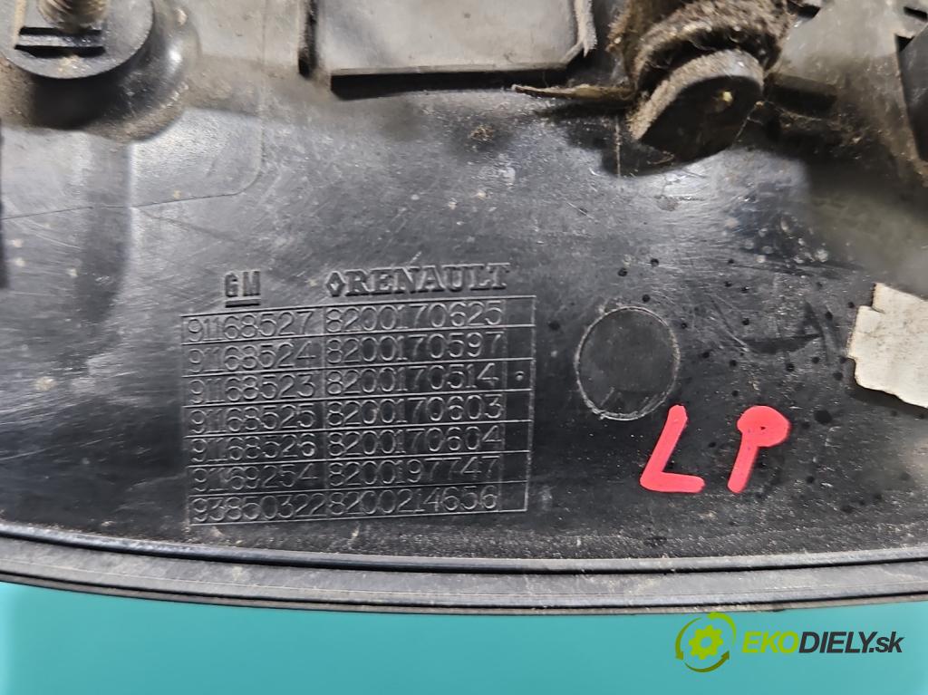 Renault Trafic II 2001-2014 1.9 dci 101 HP manual 74 kW 1870 cm3 5- rukoväť predné ľavé mimo:  (Kľučka dverí vonkajšia predná ľavá)