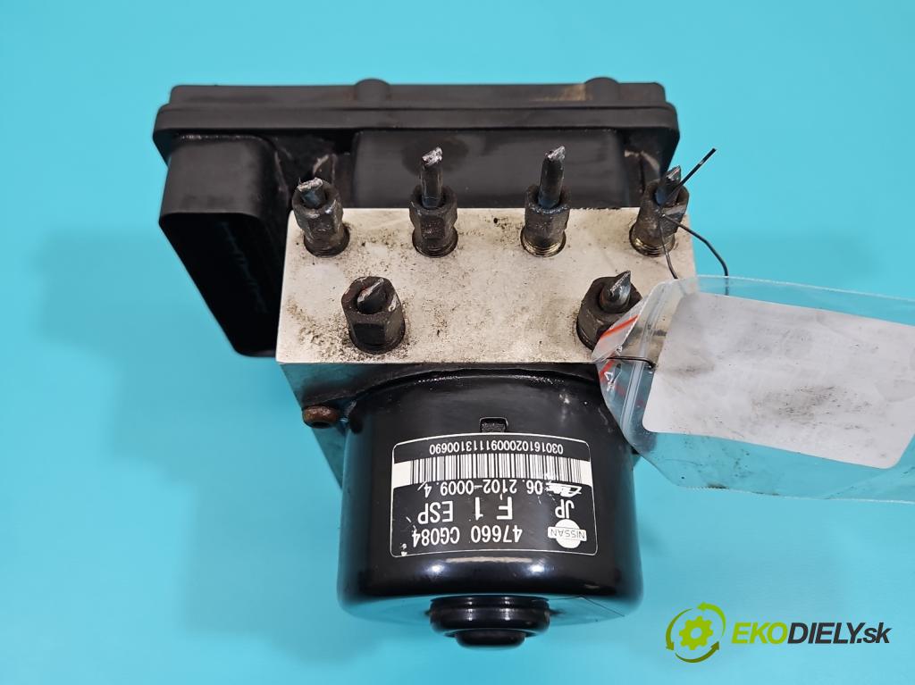 Infiniti FX I 2003-2008 3.5 V6 280KM: automatic 206 kW 3498 cm3 5- čerpadlo abs 47660-CG084 (Pumpa ABS)