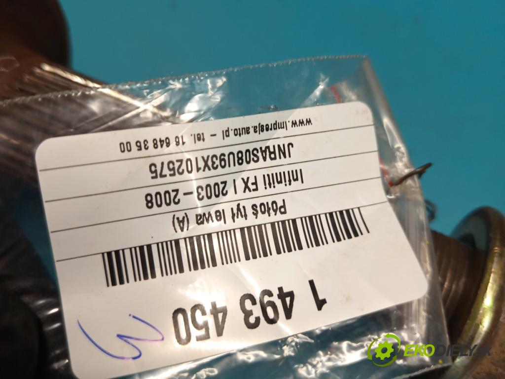 Infiniti FX I 2003-2008 3.5 V6 280KM: automatic 206 kW 3498 cm3 5- poloos zadné ľavé