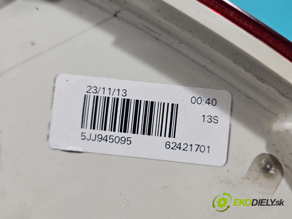 Skoda Rapid 2012-2019 1.6 tdi 90 hp manual 66 kW 1598 cm3 5- světlo zadní levé 5JJ945311 (Klika dveří ostatní)