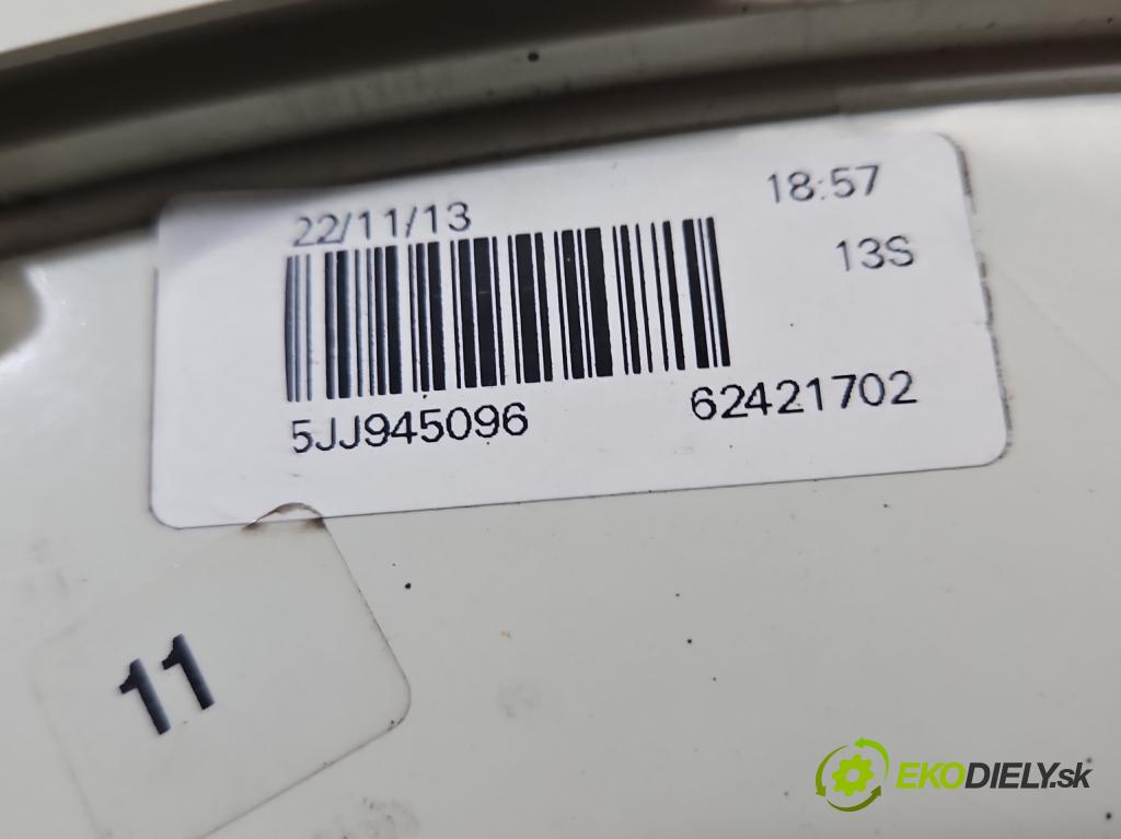 Skoda Rapid 2012-2019 1.6 tdi 90 hp manual 66 kW 1598 cm3 5- světlo zadní pravé 5JJ945312 (Klika dveří ostatní)