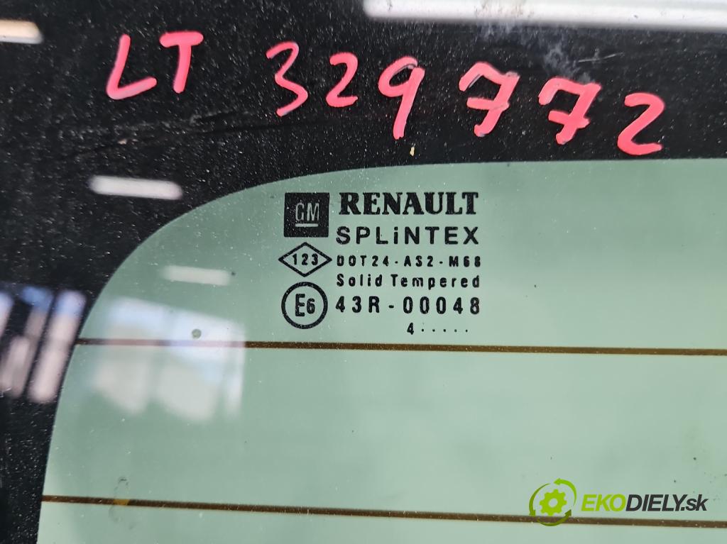 Renault Trafic II 2001-2014 1.9 dci 101 HP manual 74 kW 1870 cm3 5- sklo dvere zadné ľavé