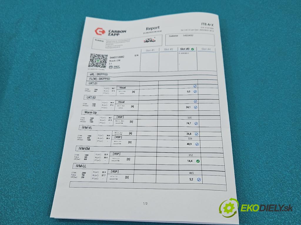 Honda Civic VII 2000-2006 1.7 citd 101 HP manual 74 kW 1686 cm3 3- vstrek 0445110082 (Vstrekovač paliva)