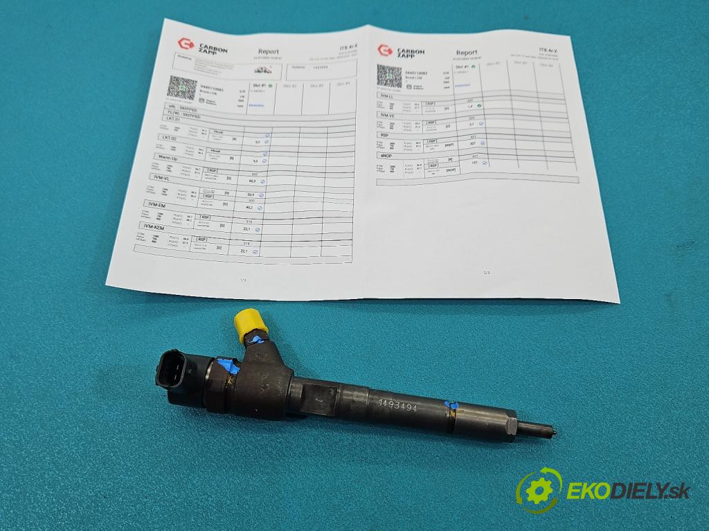 Fiat Panda II 2003-2012 1,3.0 jtd 69KM manual 51 kW 1248 cm3 5- vstrek 0445110083 (Vstrekovač paliva)