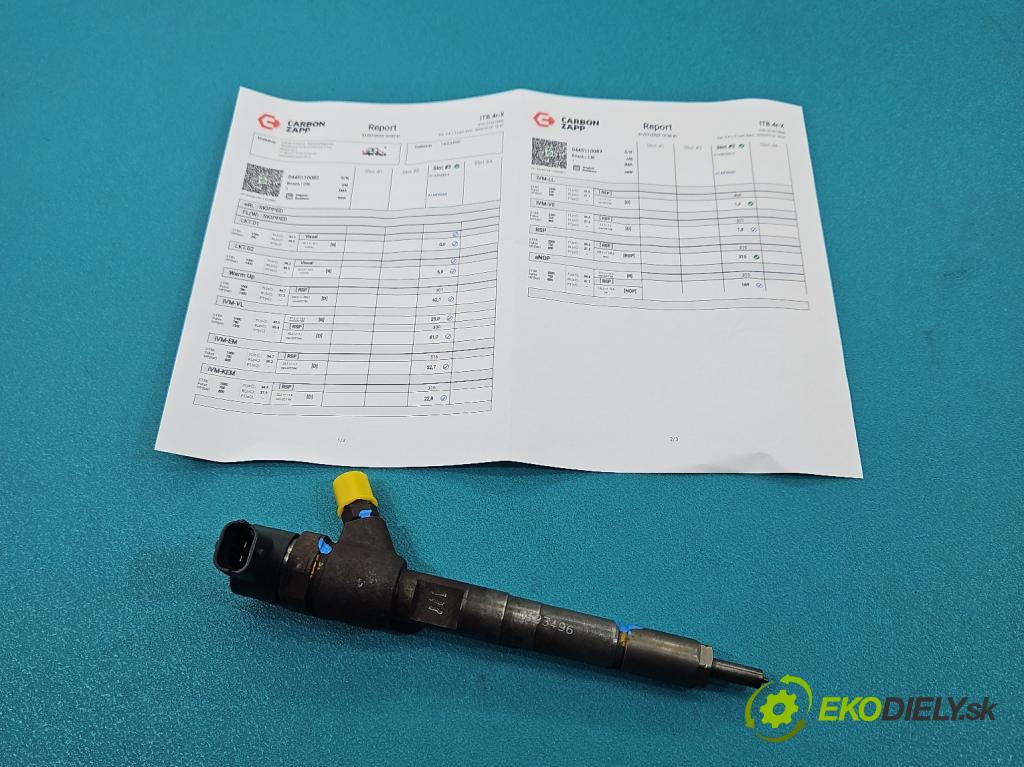 Fiat Panda II 2003-2012 1,3.0 jtd 69KM manual 51 kW 1248 cm3 5- vstrek 0445110083 (Vstrekovač paliva)