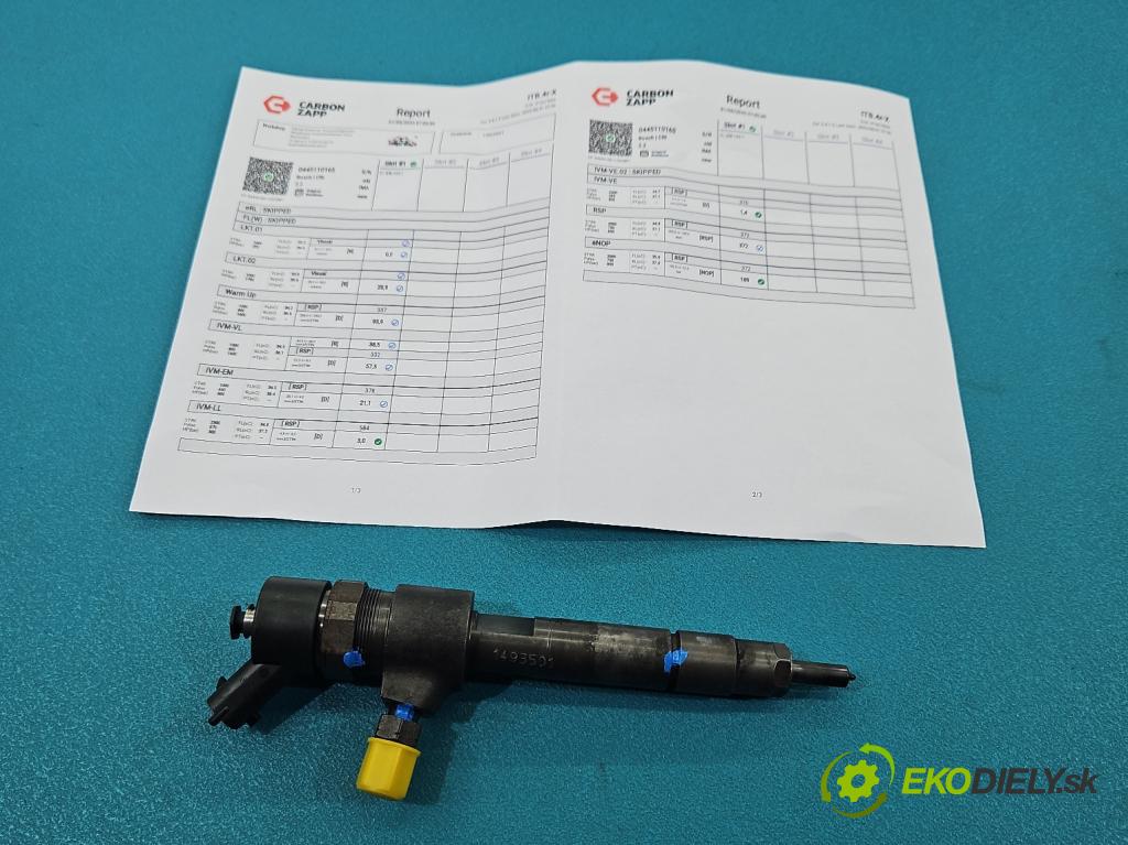 Opel Zafira B 2005-2014 1.9 CDTI 120 HP manual 88 kW 1910 cm3 5- vstrek 0445110165 (Vstrekovač paliva)