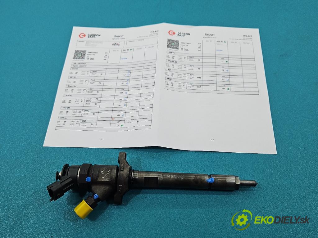 Citroen Berlingo II 2008-2018 1.6 HDi 90 HP manual 66 kW 1560 cm3 5- vstrek 0445110311 (Vstrekovač paliva)