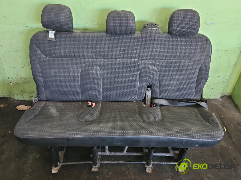 Renault Trafic II 2001-2014 1.9 dci 101 HP manual 74 kW 1870 cm3 5- Sedačka zadné ľavý III 