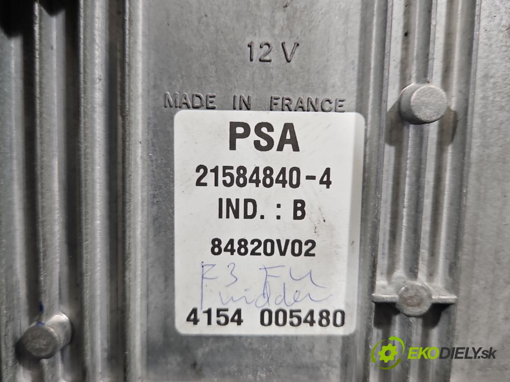 Peugeot 407 1,8.0 16V 116 HP manual 85 kW 1749 cm3 4- riadiaca jednotka motora 9654131380