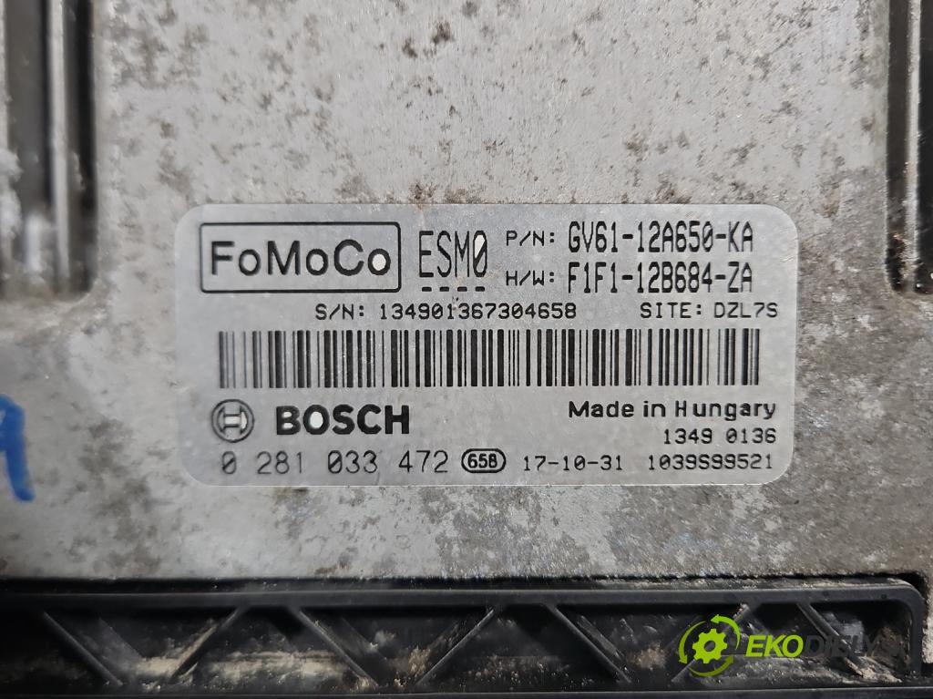 Ford Transit Connect II MK2 2012-2022 1.5 tdci 120 HP manual 88,2 kW 1499 cm3 5- riadiaca jednotka motora GV61-12A650-KA