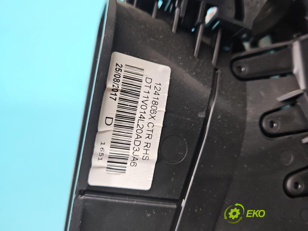 Ford Transit Connect II MK2 2012-2022 1.5 tdci 120 HP manual 88,2 kW 1499 cm3 5- Mřížka: kúrenia stredová DT11-V014L21-ADW (Mriežka kúrenia (fukár))