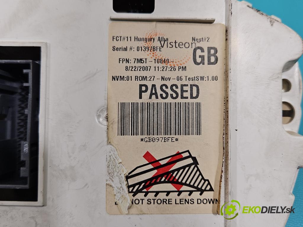 Ford C-Max I 2003-2010 1.8 tdci 116 HP manual 85 kW 1753 cm3 5- prístrojovka/ budíky 7M5T-10849-GB (Prístrojová doska)