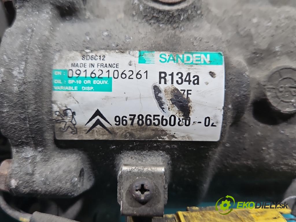 Citroen Berlingo II 2008-2018 1.6 hdi 92 HP manual 68 kW 1560 cm3 5- Kompresor: klimatizácie 9678656080 (Kompresor klimatizácie)