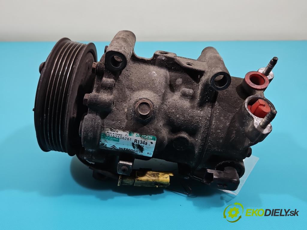 Citroen Berlingo II 2008-2018 1.6 hdi 92 HP manual 68 kW 1560 cm3 5- Kompresor: klimatizácie 9678656080 (Kompresor klimatizácie)