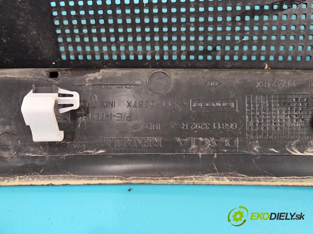 Dacia Duster II 2018-2024 1.6 16V 114 HP manual 84 kW 1598 cm3 5- torpédo 668113292R (Torpédo (plast pod čelným sklom))