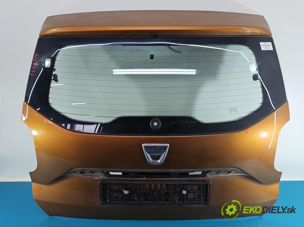Dacia Duster II 2018-2024 1.6 16V 114 HP manual 84 kW 1598 cm3 5- zadna kufor  (Kapota zadná (kufor))