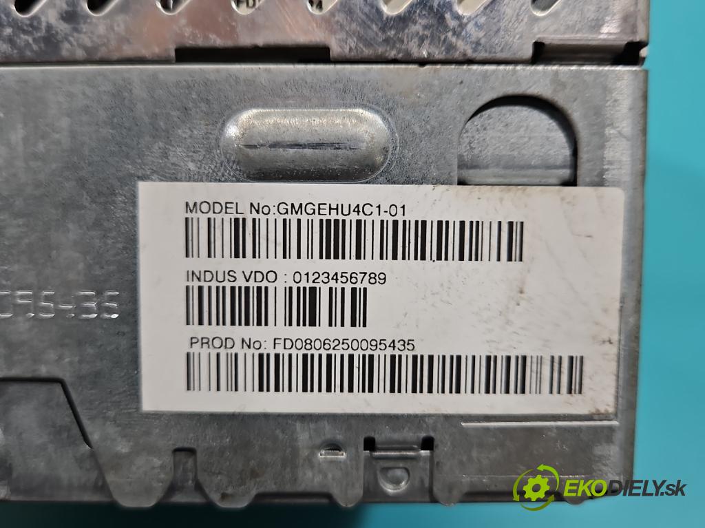 Opel Zafira B 2005-2014 1.9 cdti 120 HP manual 88 kW 1910 cm3 5- Radio originál 13188465