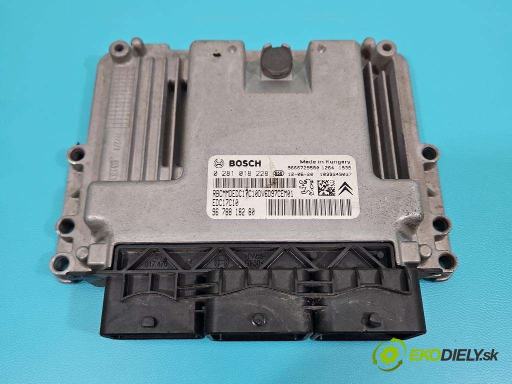 Citroen Berlingo II 2008-2018 1.6 hdi 92 HP manual 68 kW 1560 cm3 5- riadiaca jednotka motora 0281018228
