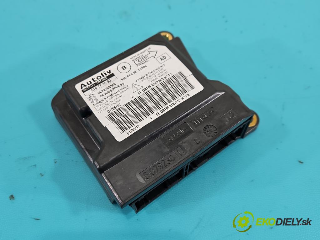 Citroen Berlingo II 2008-2018 1.6 hdi 92 HP manual 68 kW 1560 cm3 5- airbag vzduchové soubor: 96773146ZD