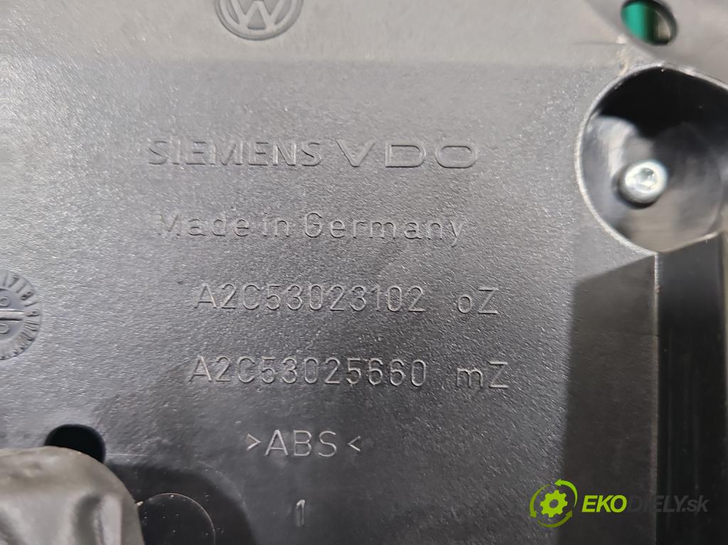 Vw Touran I 2003-2015 1.9 tdi (BLS) 105 HP manual 77 kW 1896 cm3 5- prístrojovka/ budíky 1T0920862F (Prístrojová doska)