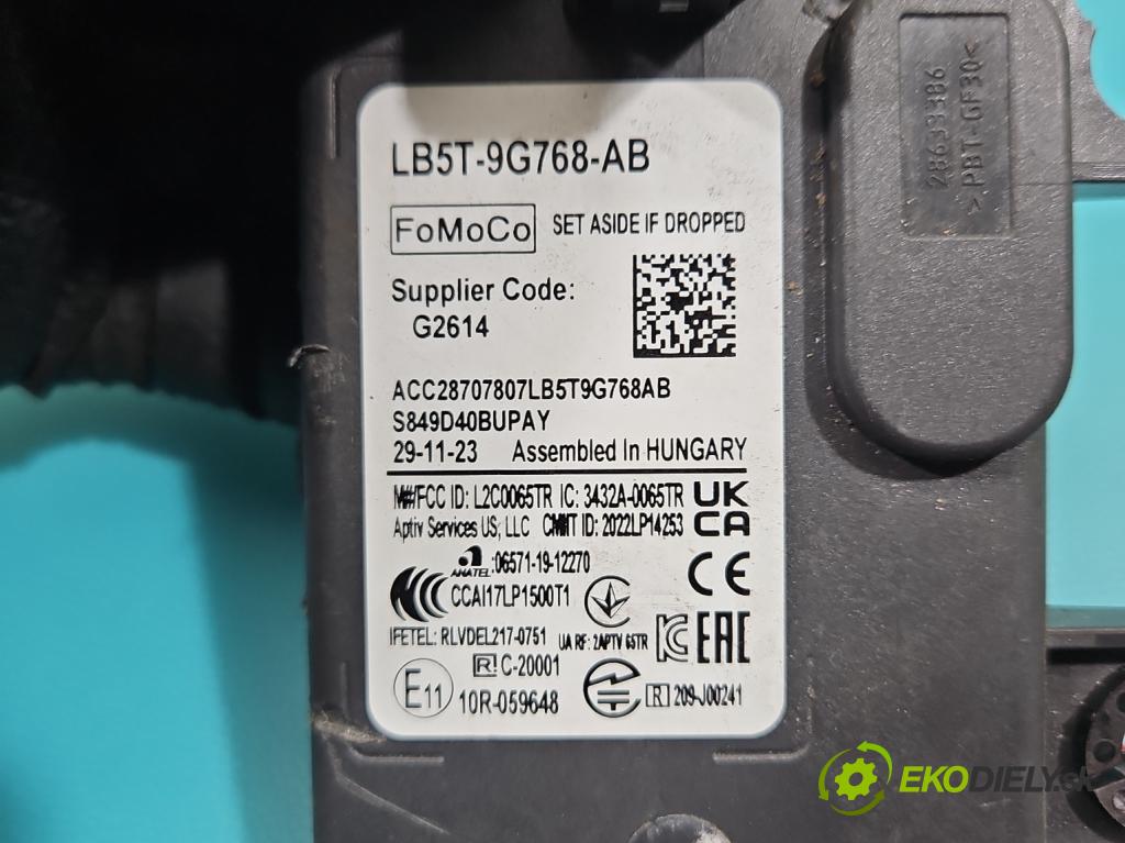 Ford Puma II MK2 2019- 1.0 EcoBoost: 155 hp manual 114 kW 999 cm3 5- řídící jednotka 9G768-AB