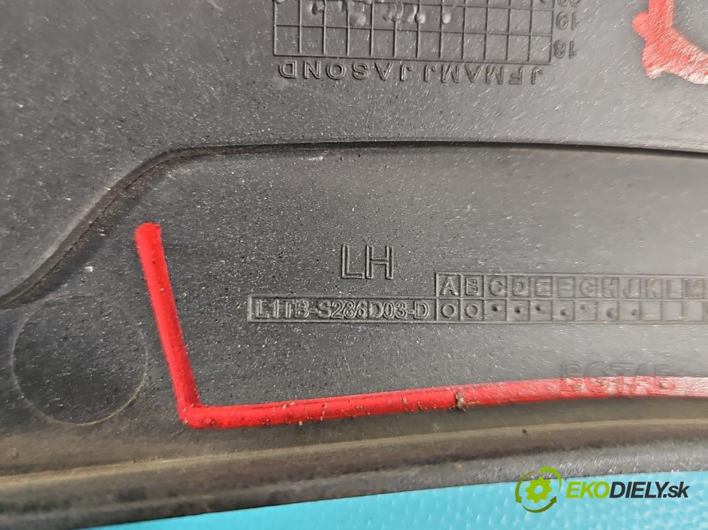 Ford Puma II MK2 2019- 1.0 EcoBoost: 155 hp manual 114 kW 999 cm3 5- lišta blatník: zadní levé L1TB-S286D03-D