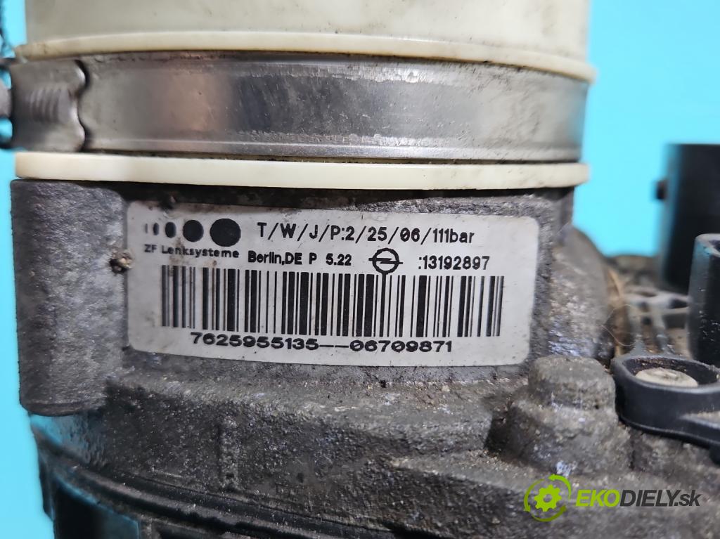 Opel Zafira B 2005-2014 1.9 cdti 120 HP manual 88 kW 1910 cm3 5- čerpadlo posilovač 13192897 (Servočerpadlo)