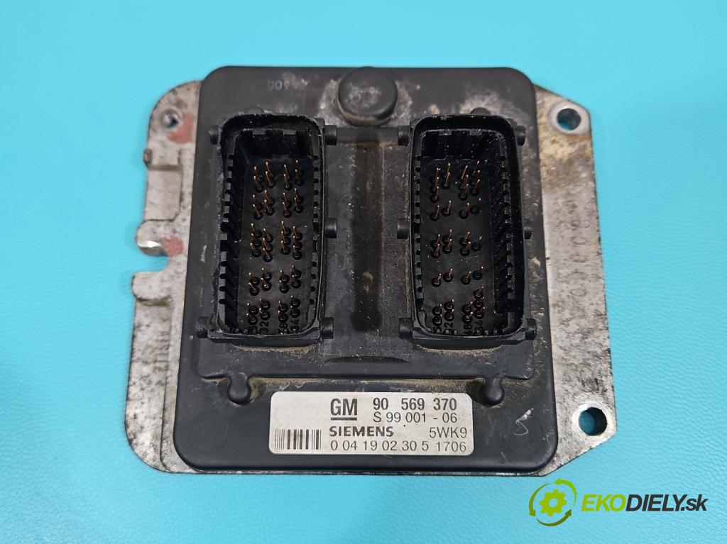 Opel Vectra B 1995-2002 1.8 16V 116 HP manual 85 kW 1796 cm3 4- riadiaca jednotka motora 90569370