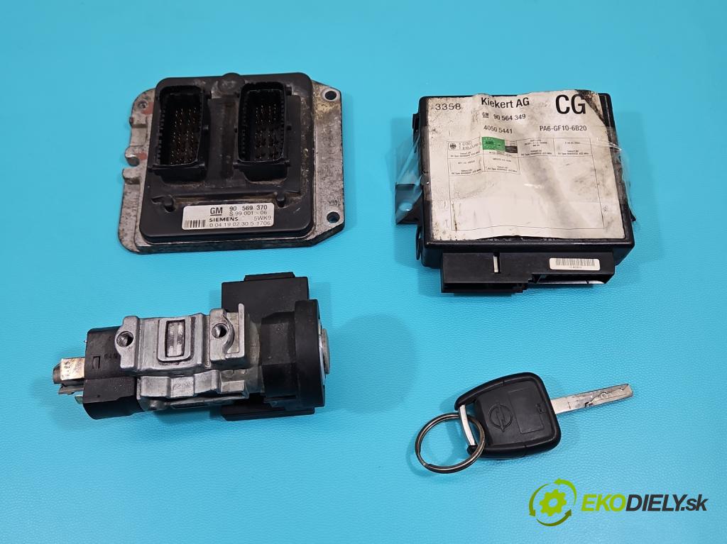 Opel Vectra B 1995-2002 1.8 16V 116 HP manual 85 kW 1796 cm3 4- riadiaca jednotka motora 90569370