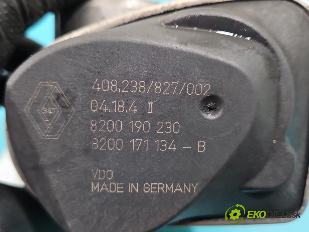 Renault Scenic II 2003-2009 1.6 16V 113 HP manual 83 kW 1598 cm3 5- klapka 8200190230 (Škrtiaca klapka)