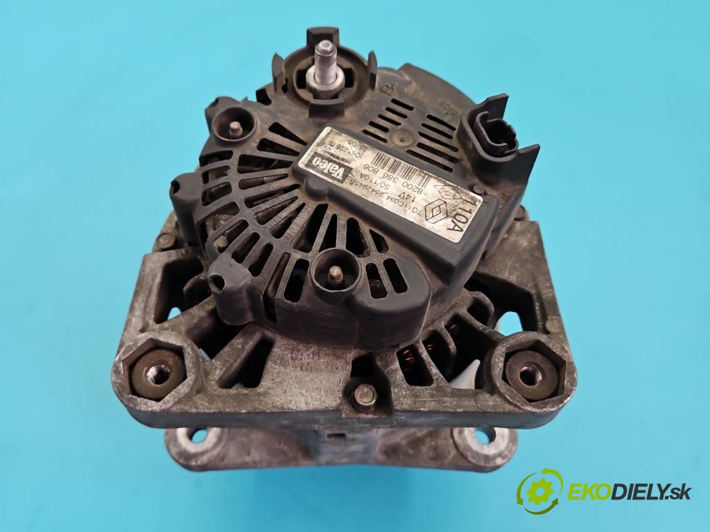 Renault Scenic II 2003-2009 1.6 16V 113 HP manual 83 kW 1598 cm3 5- Alternator 8200386806 (Alternátor)
