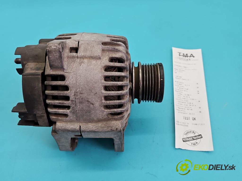 Renault Scenic II 2003-2009 1.6 16V 113 HP manual 83 kW 1598 cm3 5- Alternator 8200386806 (Alternátor)