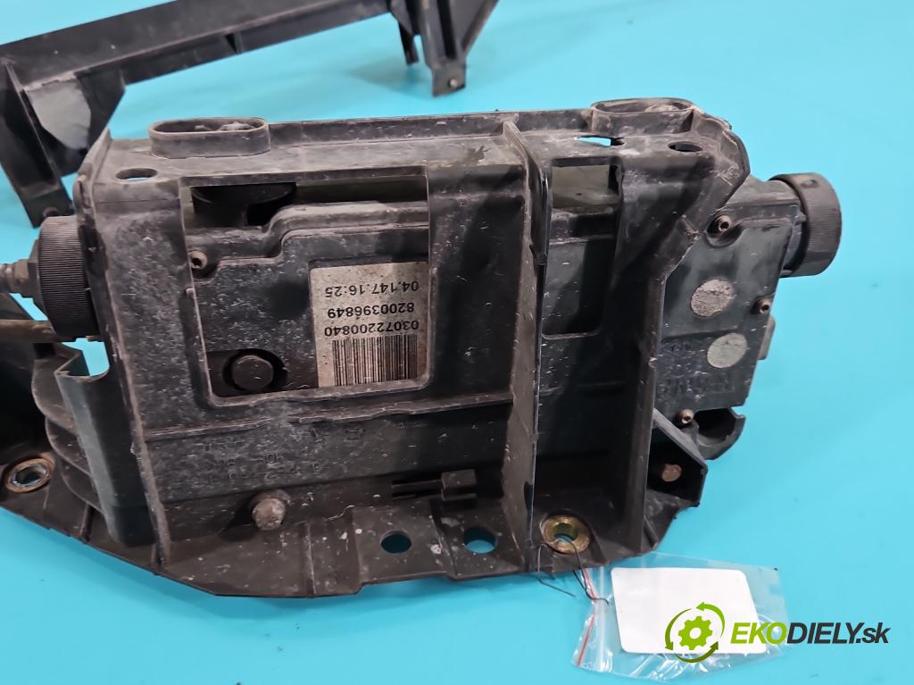 Renault Scenic II 2003-2009 1.6 16V 113 HP manual 83 kW 1598 cm3 5- Brzda manuál: elektrický: 8200396849 (Ručná brzda)