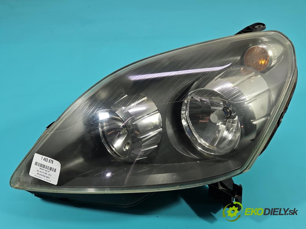 Opel Zafira B 2005-2014 1.9 cdti 120 HP manual 88 kW 1910 cm3 5- Reflektor: ľavý 0301214201 (Kľučka dverí ostatné)