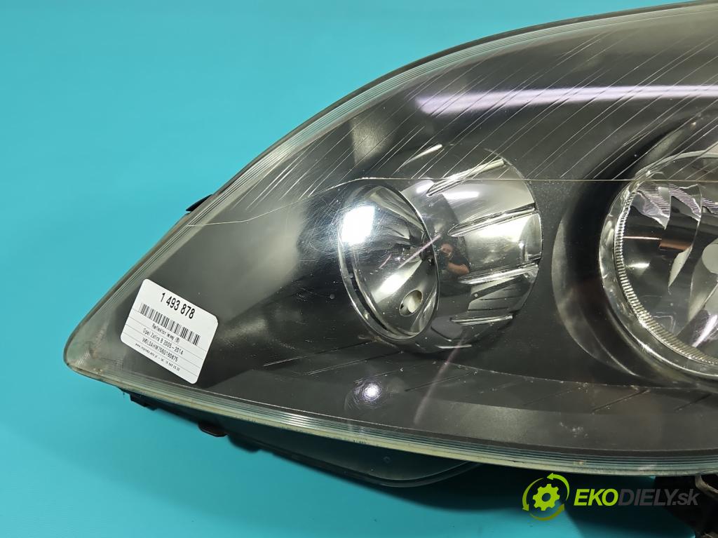 Opel Zafira B 2005-2014 1.9 cdti 120 HP manual 88 kW 1910 cm3 5- Reflektor: ľavý 0301214201 (Kľučka dverí ostatné)